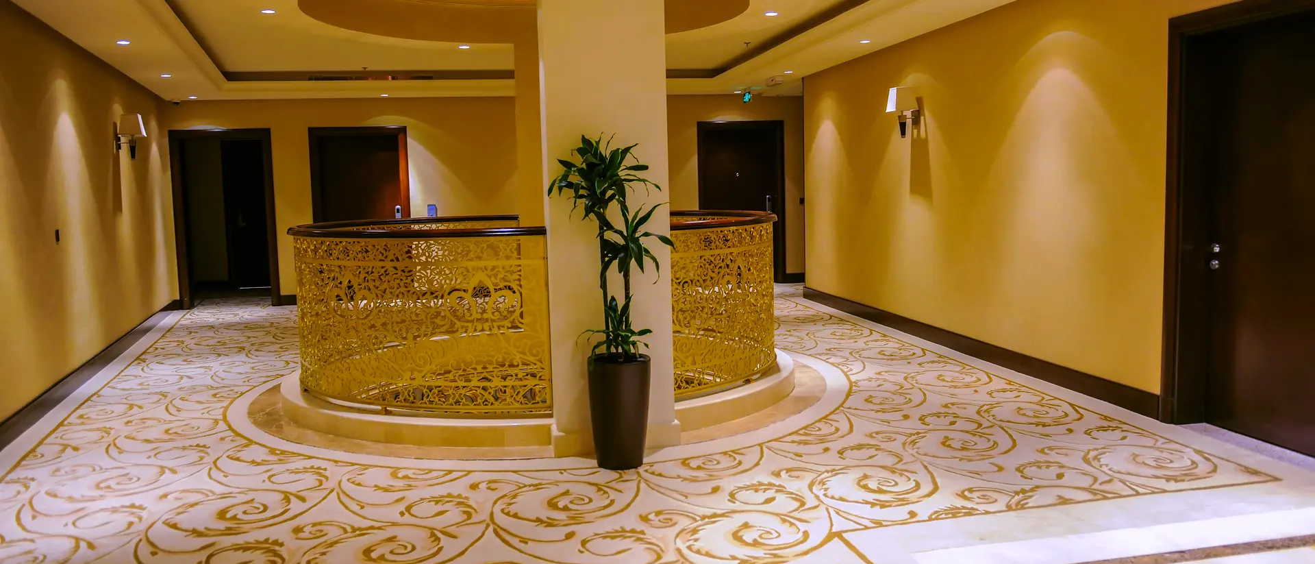 The reception hall at Suite Inn Hotel